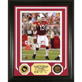 Kurt Warner 24KT Gold Coin Photo Mintkurt 