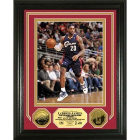 Lebron James 24KT Gold Coin Photo Mintlebron 