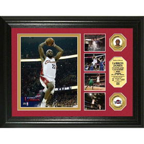 Lebron James 24KT Gold Coin Highlight Photo Mintlebron 