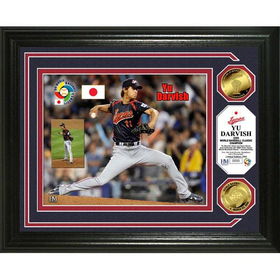 Yu Darvish 2009 WBC Champion 24KT Gold Coin Photo Mintdarvish 