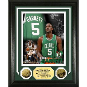 Kevin Garnett ?Hoops Heroes? 24KT Gold Coin Photo Mintkevin 