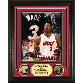 Dwyane Wade ?Hoops Heroes? 24KT Gold Coin Photo Mintdwyane 