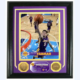 Jordan Farmar Photo Mint W/ Two 24KT Gold Coinsjordan 