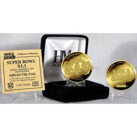 Super Bowl Xli 24Kt Gold Flip Coinsuper 