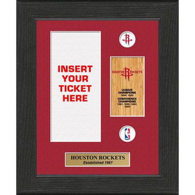 Houston Rockets NBA Framed Ticket Displayshouston 