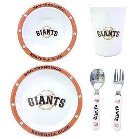 San Francisco Giants MLB Children's 5 Piece Dinner Setsan 