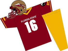 Florida State Seminoles Youth NCAA Team Helmet and Uniform Set  (Small)florida 