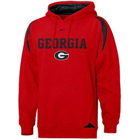 Georgia Bulldogs NCAA Youth Pass Rush Hoody Sweatshirt by Nike (Black) (Medium)georgia 