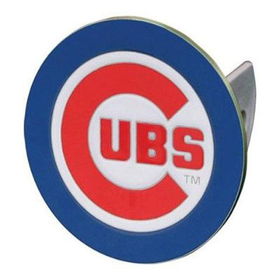 Chicago Cubs MLB Pewter Logo Trailer Hitch Coverchicago 