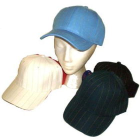 Ladies Striped Baseball Caps, Adjustable Case Pack 72ladies 