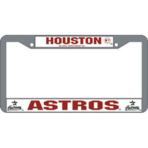 Houston Astros MLB Chrome License Plate Framehouston 