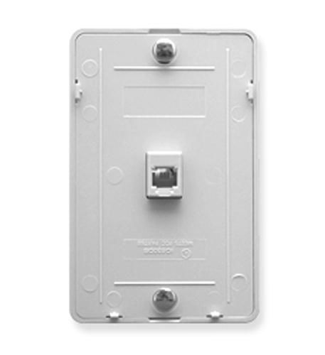 Wall Plate IDC 6P6C - Whitewall 