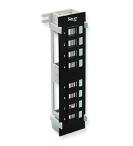 PATCH PANEL, BLANK,VERTICAL,8-PORT FLUSHpatchpanel 