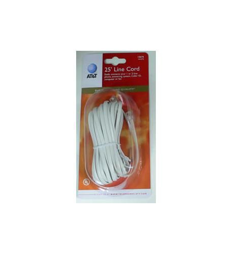 25in Line Cord WHITEline 